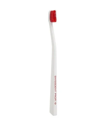 Profi Colours Soft-Medium Toothbrush White & Red