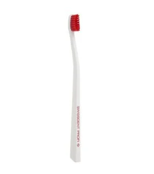 Swissdent Profi Colours Soft-Medium Toothbrush White & Red