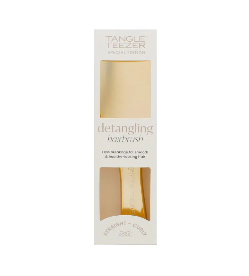 The Ultimate Detangler Chrome Hairbrush Neo Gold