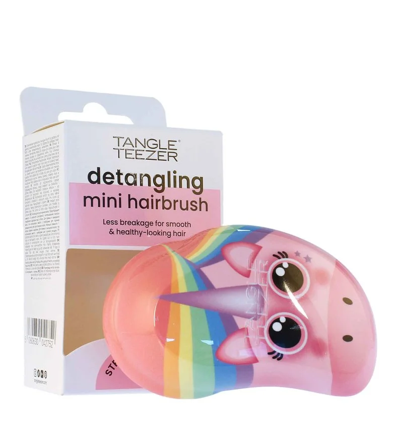 The Original Mini Hairbrush Rainbow The Unicorn