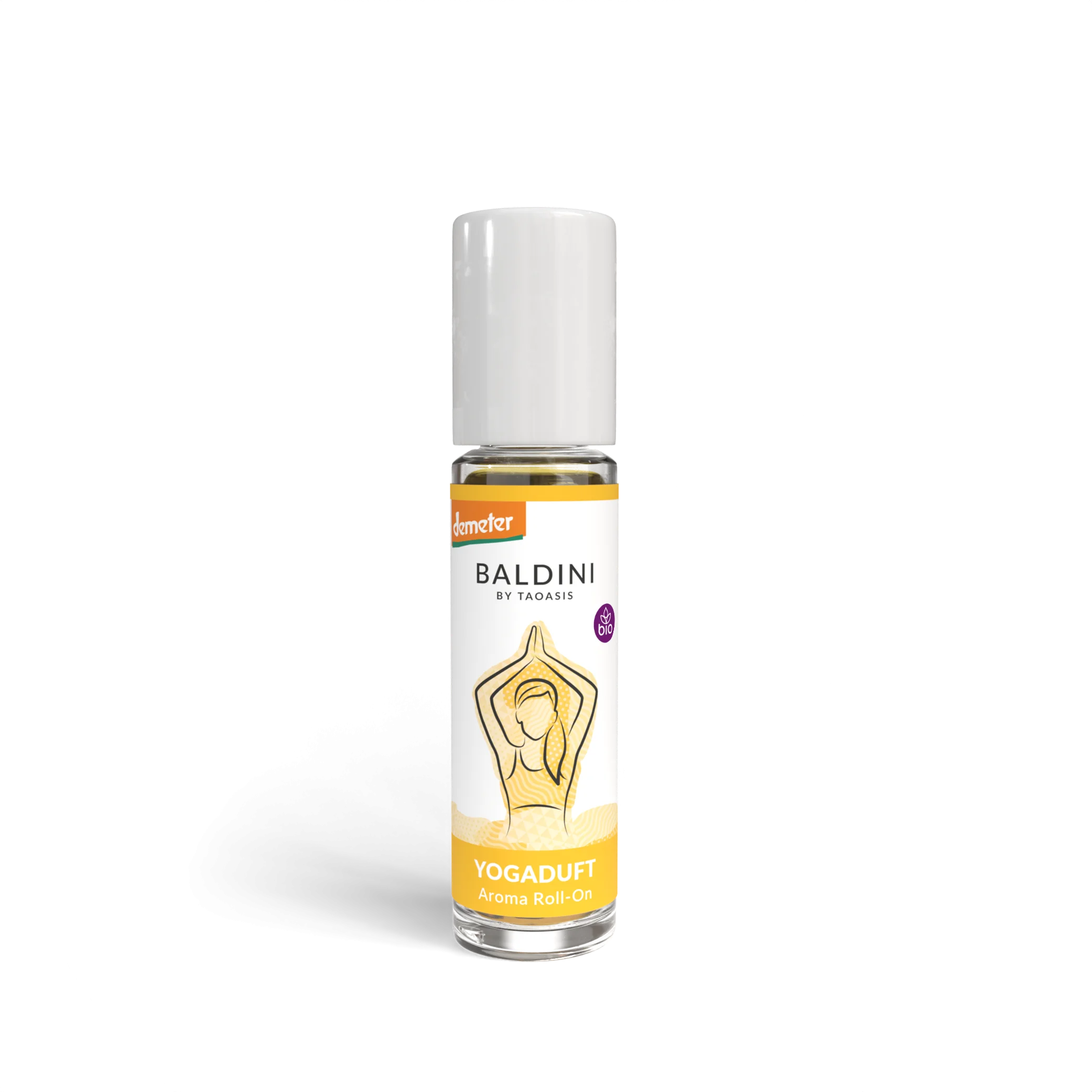 Taoasis Baldini Aroma Roll-On Yoga Scent Organic (10 ml) - grounding, harmonizing and balancing