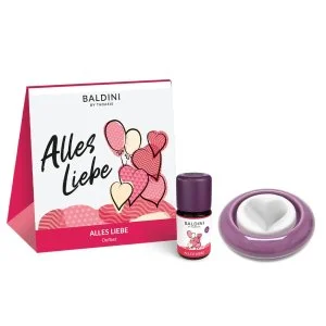 Taoasis Baldini Aroma Set All the Love Organic (5 ml) - Harmonising Fragrance with Stone Diffuser