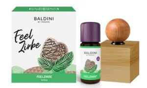 Taoasis Baldini Aroma Set FeelPine Organic (10 ml) – Wooden Decoration as a Diffuser