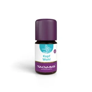 Taoasis Head Well BIO Essential Oil Blend (5 ml) - Refreshes, Balances and Improves Concentration