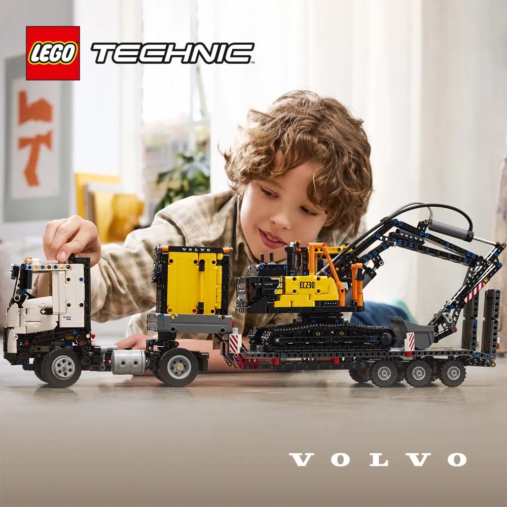 Technic 42175 Volvo FMX Truck and Volvo EC230 Electric Excavator