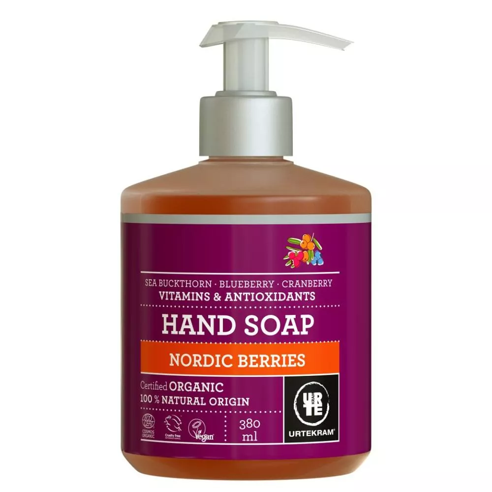 Urtekram Liquid hand soap Nordic Berries 380ml BIO, VEG