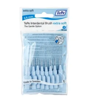 TePe Extra Soft Interdental Brushes 0.6 mm 8 pcs