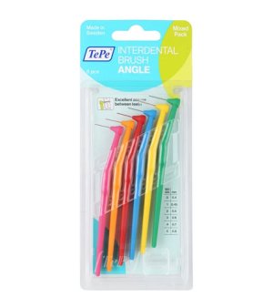 Angle interdental brushes mix 6 pcs