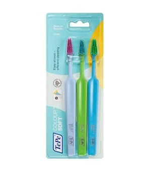 TePe Colour Select Soft Soft Toothbrushes 3 pcs