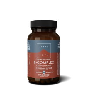 Advanced Synergy B-Complex (50 capsules) - enriched with herbs and adaptogens