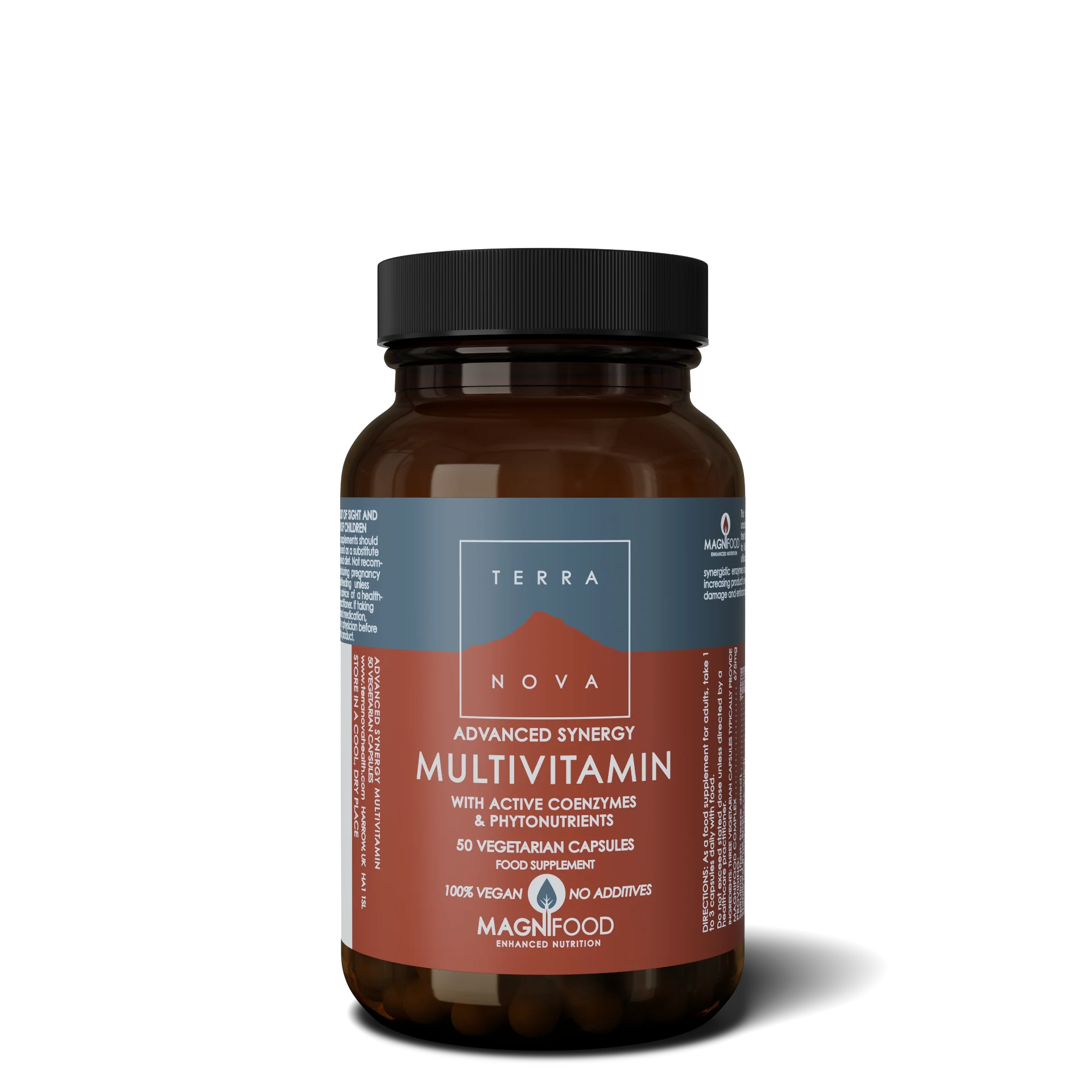 Terranova Health Advanced Synergy Multivitamin (50 capsules) - supports energy, vitality, and overall well-being