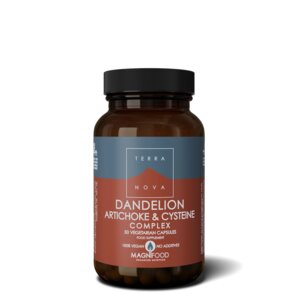 Dandelion, Artichoke & Cysteine Complex with dandelion and artichoke (50 capsules) - supports detoxification and proper liver function