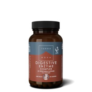 Digestive Enzyme Complex (50 capsules) - enriched with fennel, ginger and artichoke