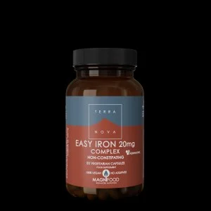 Terranova Health Easy Iron 20 mg Complex (50 capsules) - easily absorbed