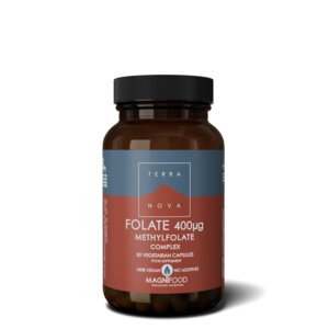 Folate (Methylfolate) 400 µg Complex (50 capsules) - natural form of folic acid