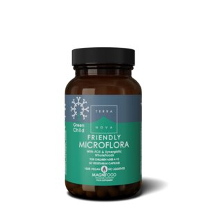 Green Child Friendly Microflora (50 capsules) - suitable for children aged 4 to 12 years