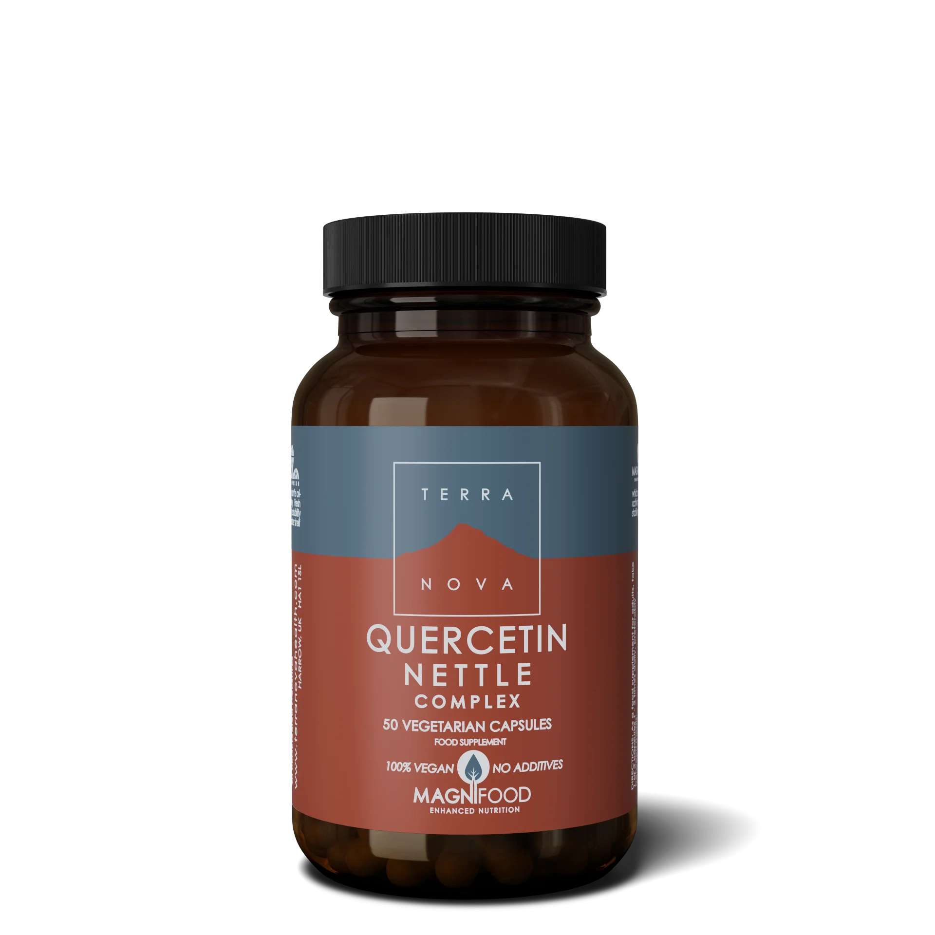Terranova Health Quercetin Nettle Complex with nettle (50 capsules) - for pollen season and a weakened immune system