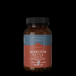 Terranova Health Quercetin Nettle Complex with nettle (50 capsules) - for pollen season and a weakened immune system