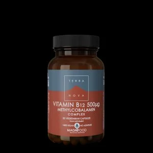 Terranova Health Vitamin B12 (Methylcobalamin) 500 mcg Complex (50 capsules) - well absorbed