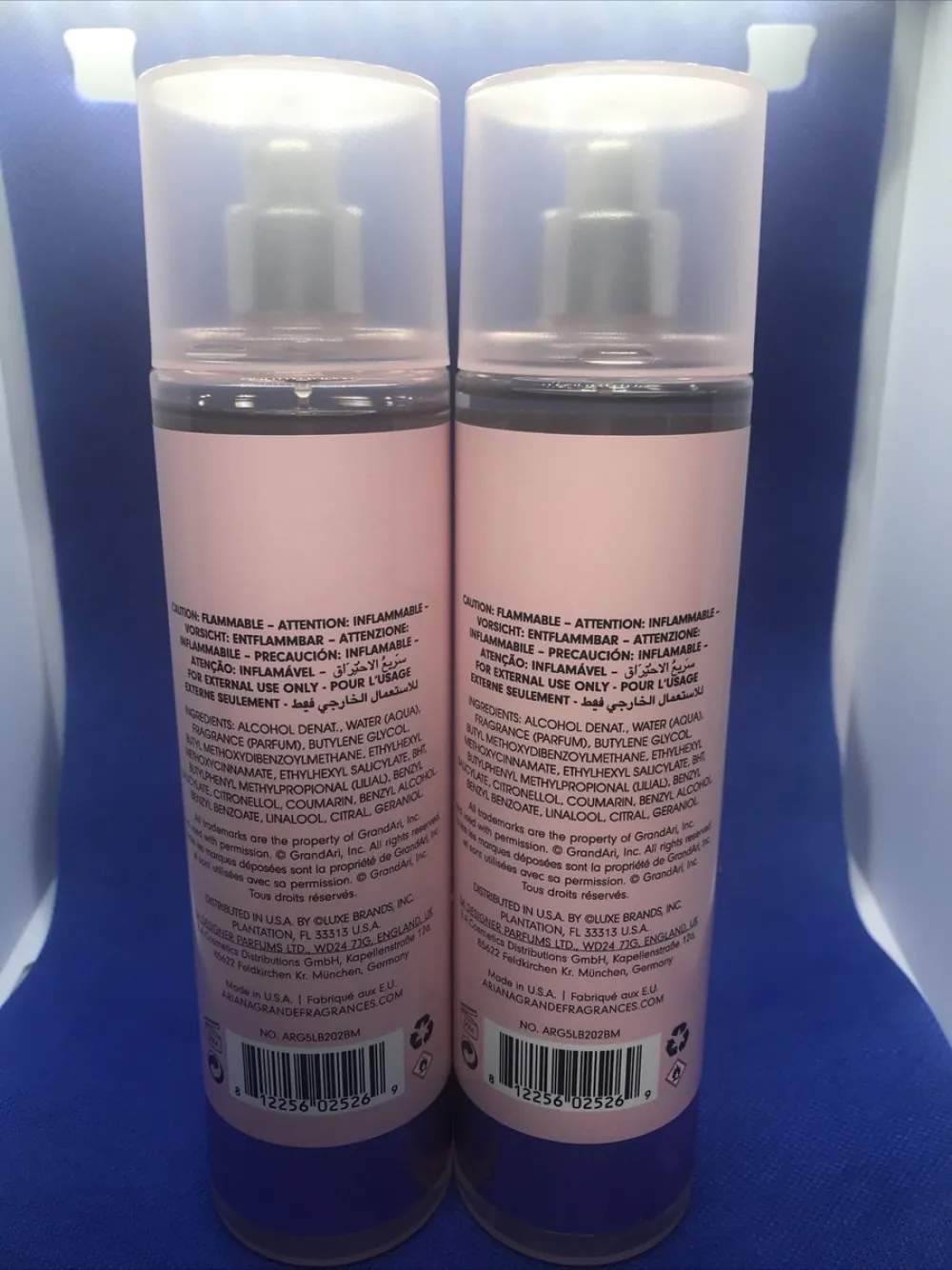 Thank U Next body spray for women 236 ml