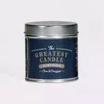 The Greatest Candle in the World Scented candle in a tin (200 g) - cloves and cinnamon