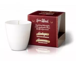 The Greatest Candle in the World Scented candle in glass (130 g) - wood and spices