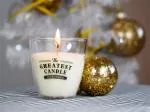 The Greatest Candle in the World Scented candle in glass (130 g) - wood and spices