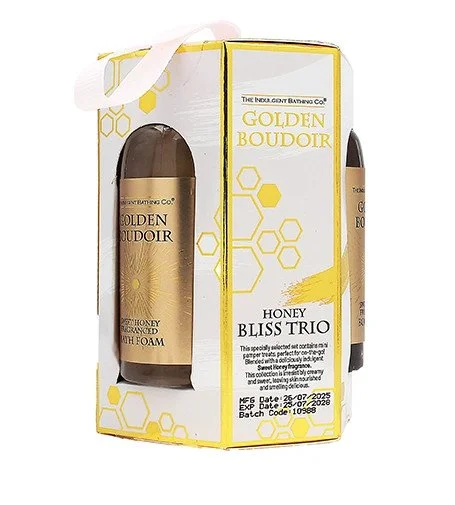 Golden Boudoir Gift Set Shower Gel 60 ml + Bath Foam 60 ml + Body Lotion