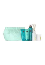 The Ritual of Karma gift set shower gel 200 ml + body cream 150 ml + scented candle 140 g + fragrance sticks 70 ml + hand cream