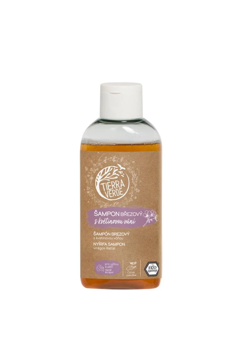 Tierra Verde Birch Shampoo with Floral Scent 100 ml - Nourishing and Caring