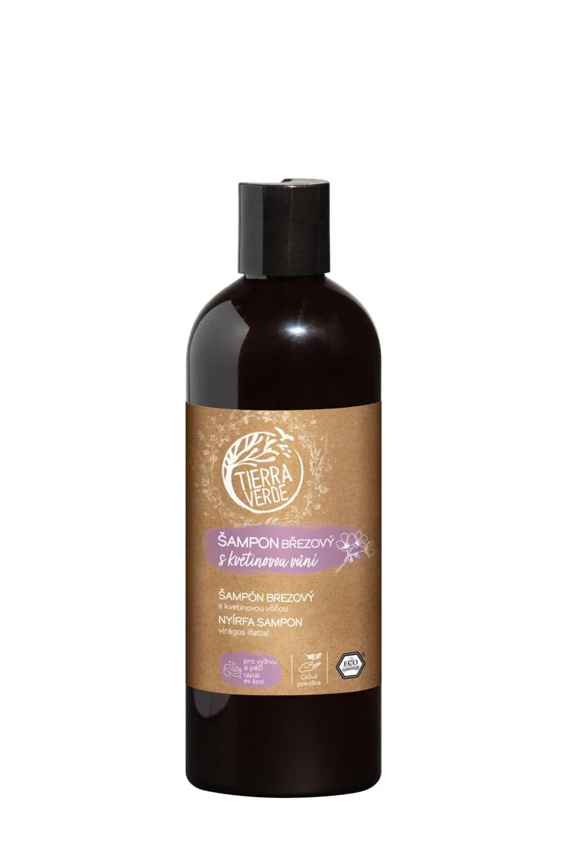 Tierra Verde Birch Shampoo with Floral Scent 100 ml - Nourishing and Caring