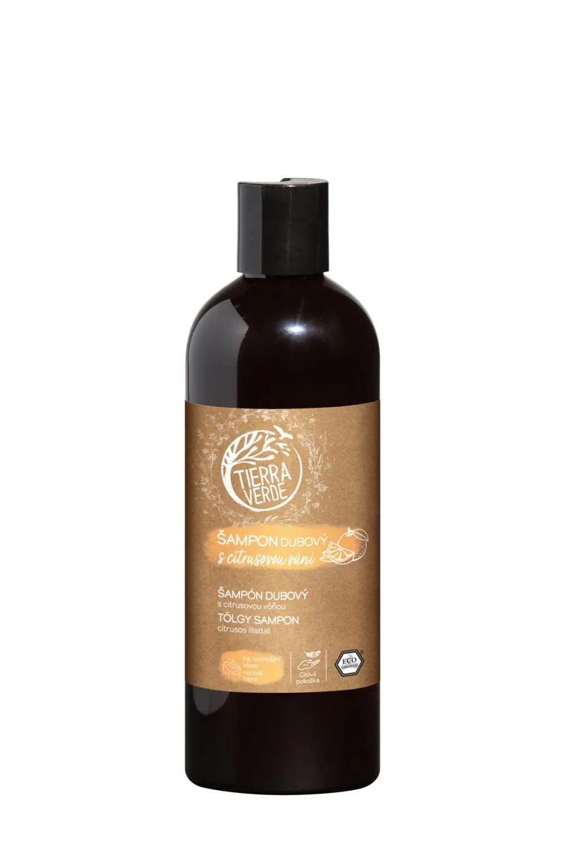 Tierra Verde Oak Shampoo with Citrus Scent 300 ml - for the Whole Family