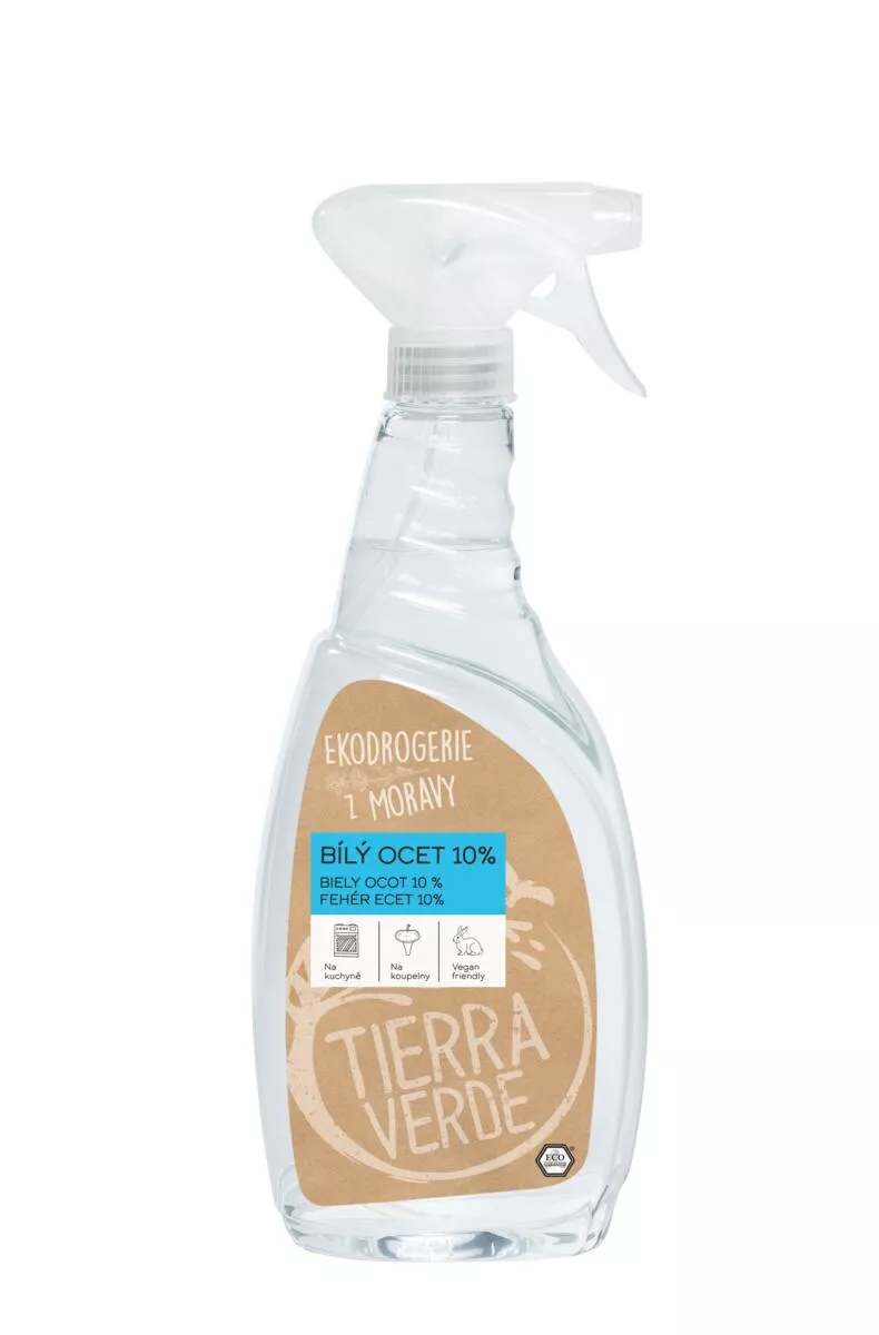 Tierra Verde White vinegar 10% 750 ml - spray - universal household helper