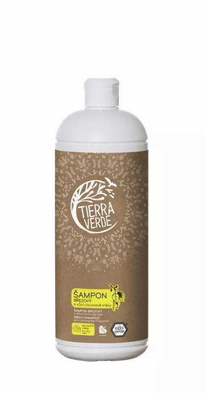 Tierra Verde Birch shampoo for dry hair with lemongrass (1 l)