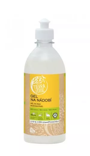 Tierra Verde Dishwashing gel with organic lemon oil (500 ml)