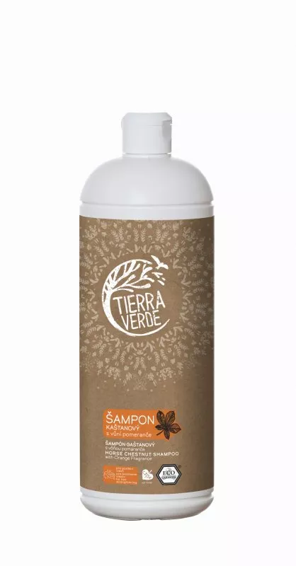 Tierra Verde Chestnut shampoo for strengthening hair with orange (1 l)