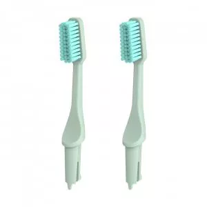 TIO BRUSH Replacement toothbrush heads (medium) - Cool Dew - 2 pcs