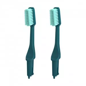 TIO BRUSH Replacement toothbrush heads (soft) - Living Ocean - 2 pcs