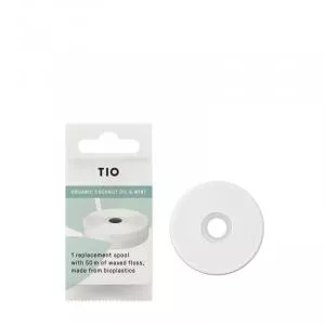 TIO FLOSS Dental Floss - replacement filling - with mint and organic coconut oil