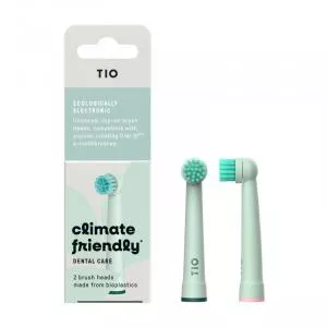 TIO MATIK Replacement head for el. oscillating toothbrush (2 pcs) - compatible with oral-b toothbrush models