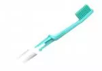 TIO Replacement toothbrush heads (medium) (2 pcs) - ice blue