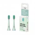 TIO SONIK Replacement head for el. sonic toothbrush (2 pcs) - compatible with philips sonicare® toothbrush models