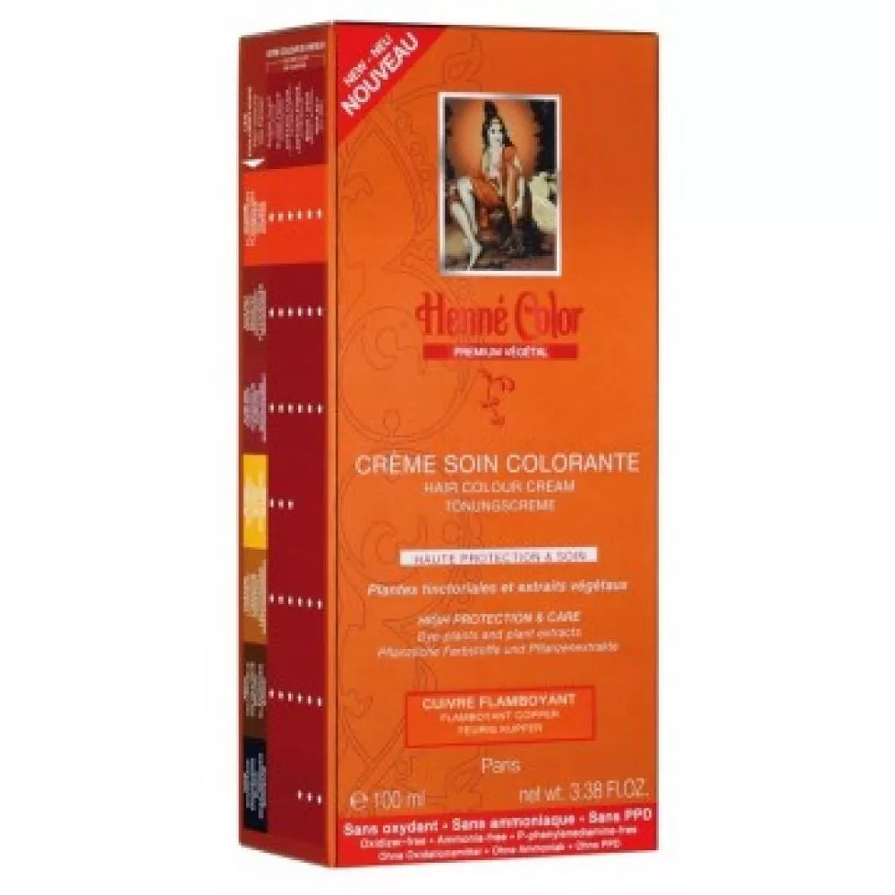 Henné Color Tinting hair dressing with high protection and care Premium 100ml Copper