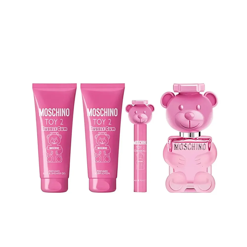 Toy 2 Bubble Gum gift set 100 ml + body lotion 100 ml + shower gel 100 ml + eau de toilette for women