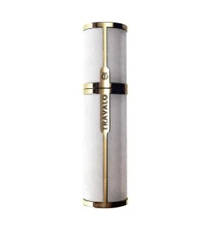 Travalo Milano refillable perfume atomizer 5 ml White & Gold
