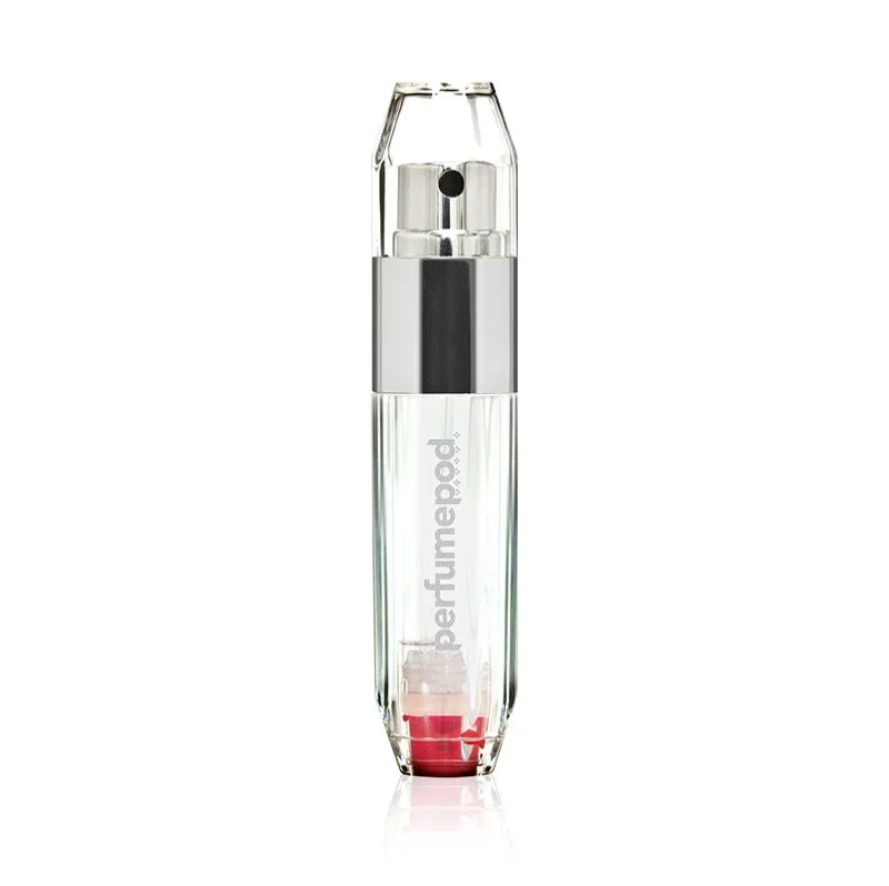 Perfume Pod Crystal Refillable Perfume Atomizer Silver 5 ml