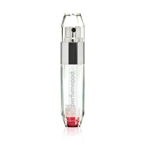 Perfume Pod Crystal Refillable Perfume Atomizer Silver
