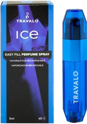 Travalo Perfume Pod Ice refillable perfume atomizer Blue 5 ml