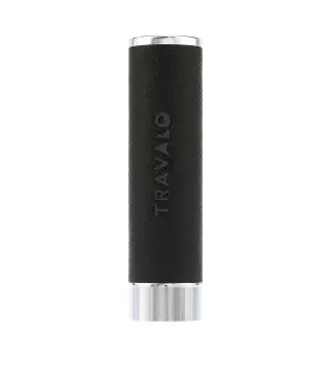 Travalo Walzer refillable perfume atomizer 5 ml Leather Black