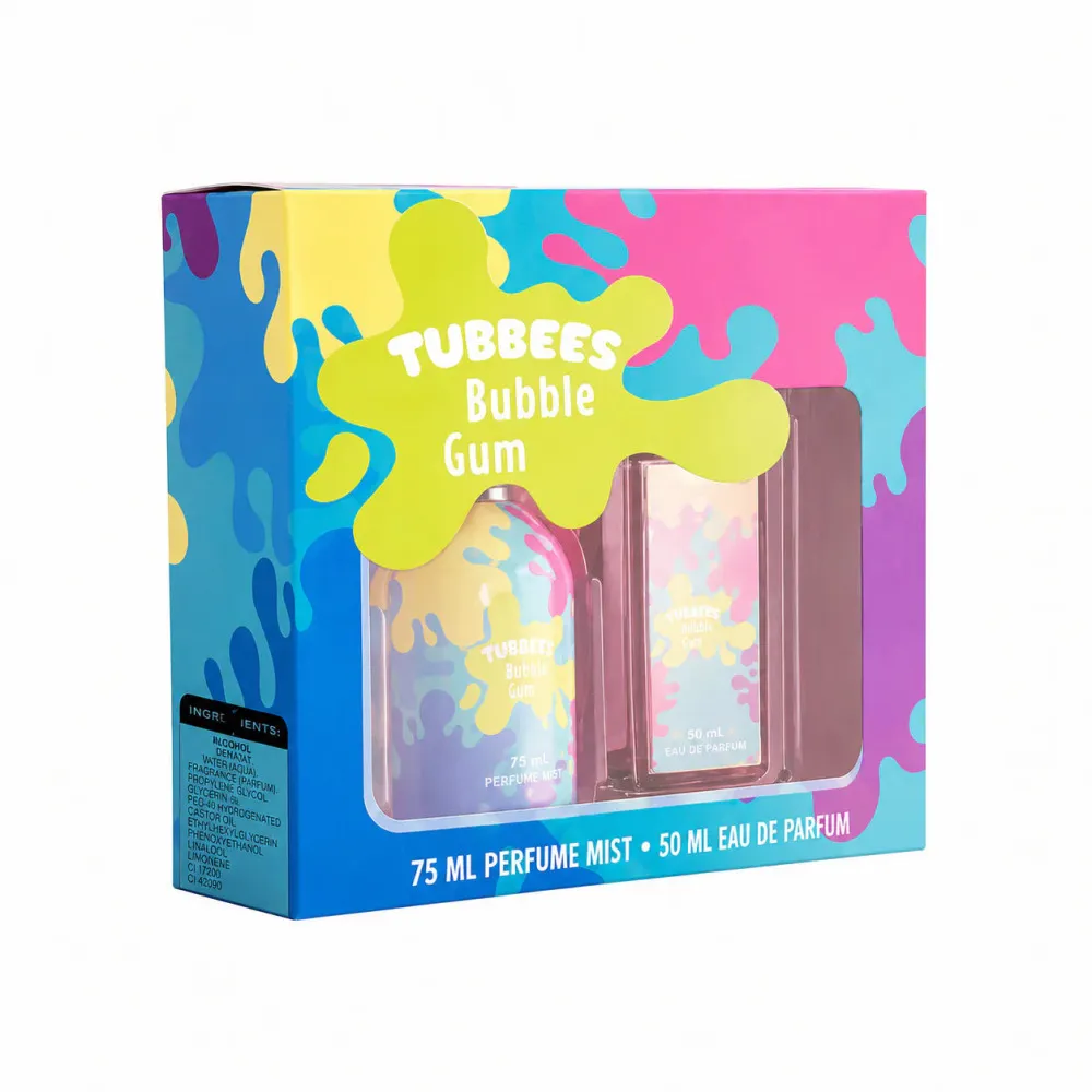 Tubbees Bubble Gum Eau de Parfum 50 ml + Body Spray Unisex 75 ml